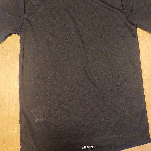 Adidas sports shirt black, size 11-12 years, like new
