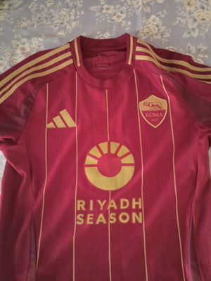 Roma 24/25 football jersey Dybala with UEFA patches