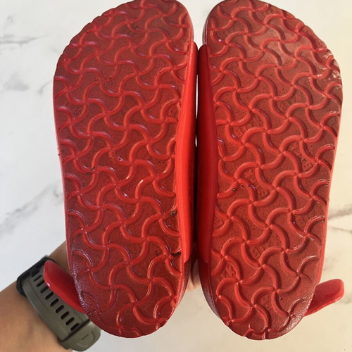 Birkenstock red children's sandals size 26 used unisex