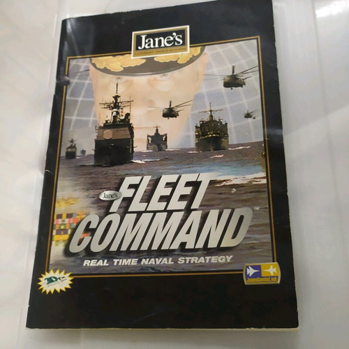 Jane's Fleet Command book in English like new