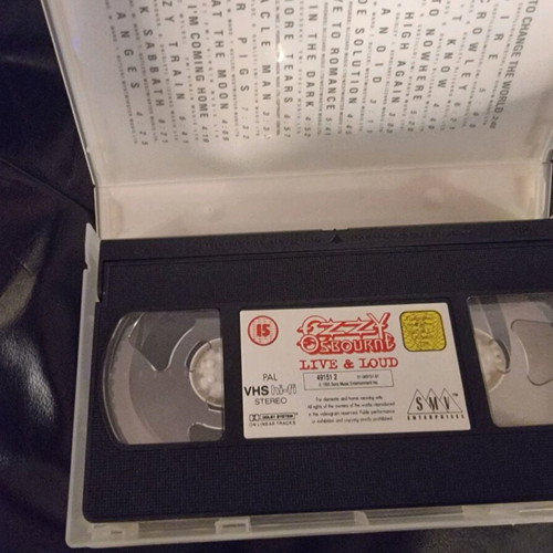 Ozzy Osbourne Live & Loud VHS used, Metal