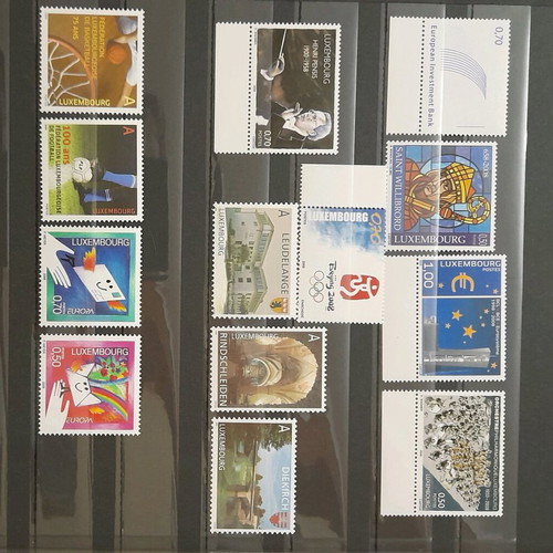 Luxembourg Stamps 2007 & 2008 Set New, Thematic Collection