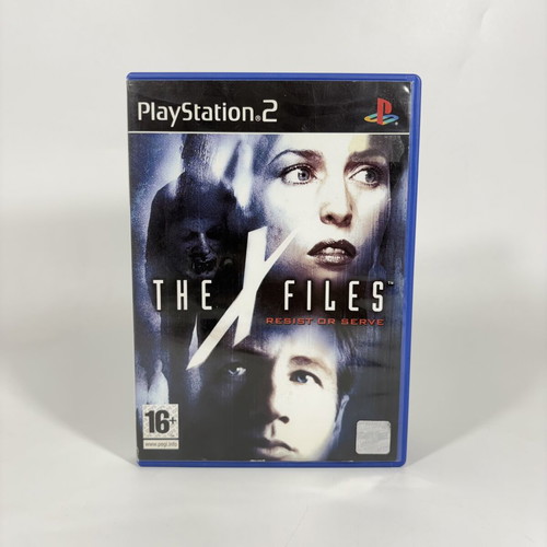 The X-Files Resist or Serve PlayStation 2 game used, complete with manual