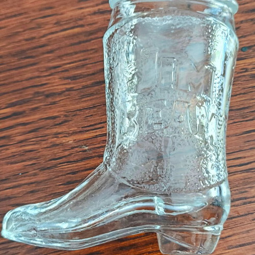 JIM BEAM Collectible Glass Shot Like New