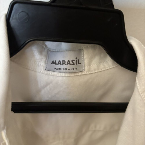 Marasil children's shirt size 98 cm, 3 years, new, white