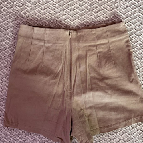 Pink Woman mini skorts, beige, size M