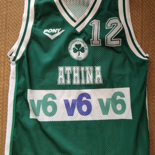 Panathinaikos Pony jersey medium, like new, authentic