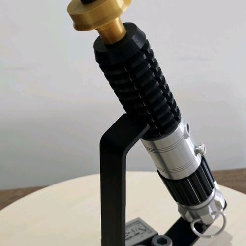 Star Wars Luke Lightsaber 3D Printed New with Display Stand