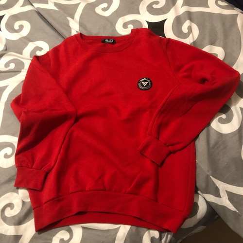 Sweatshirt like new, red, size M