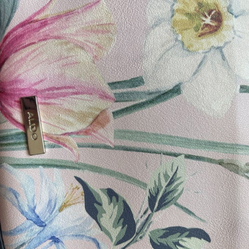 Aldo Floral Crossbody Bag Like New, Colorful 3D Embellished Flowers