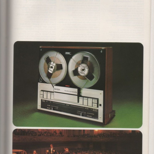 SABA 1974 Model Catalog used, televisions, cassette players, radios
