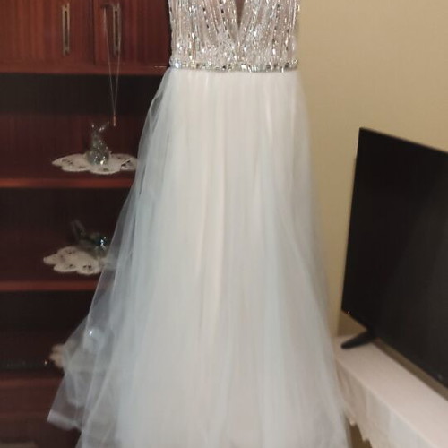 Handmade wedding dress by Koktsidis, white, 2020