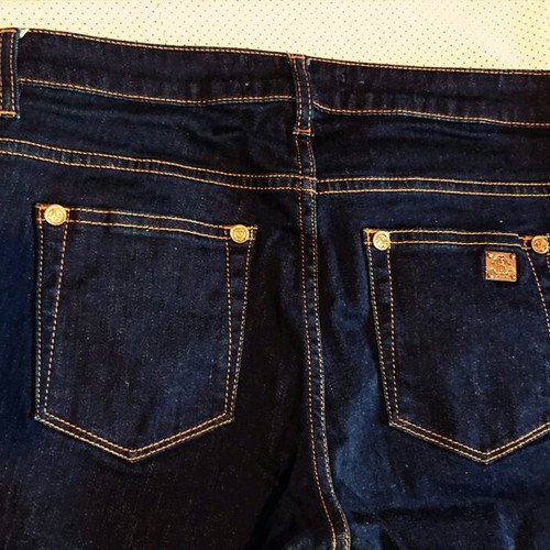 Roberto Cavalli jeans like new, dark blue, sizes S and M