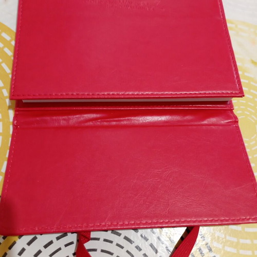 Johnnie Walker collectible red leather notebook
