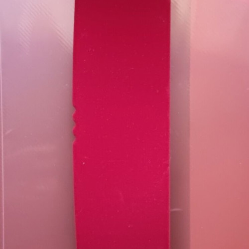 Velvet jewelry box empty like new, red