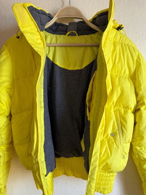 Nike down jacket used, yellow, size S