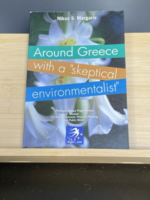 Around Greece with a Skeptical Environmentalist book like new