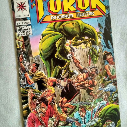 Turok Dinosaur Hunter #2 Valiant Comics in good condition