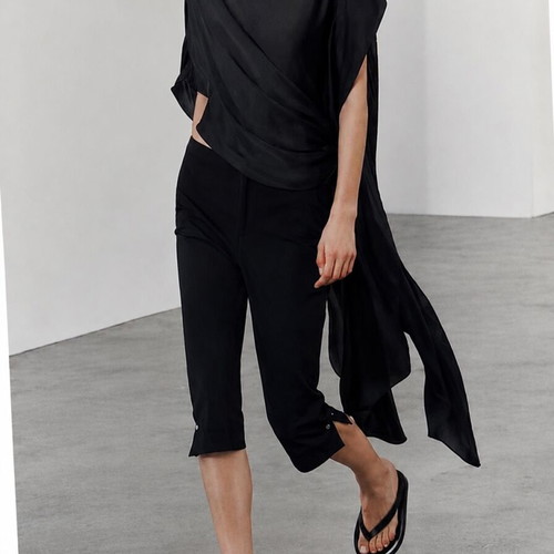 Zara cape dress new, one size, black