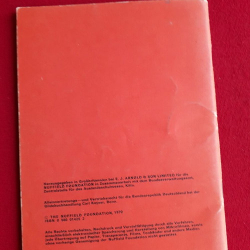 Vintage German language learning books, seasons and swimming pool