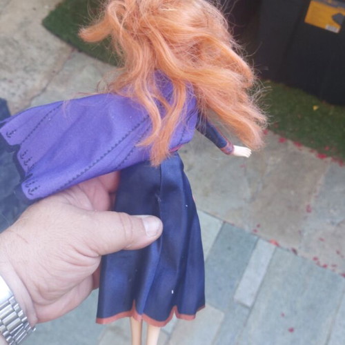Disney Frozen II Singing Anna Musical Fashion Doll like new