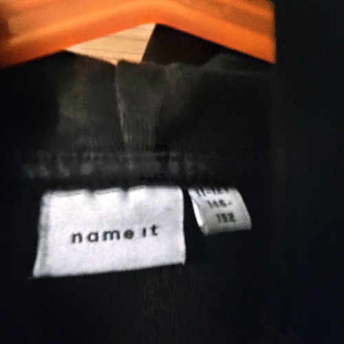 Name It boys' black hoodie like new, size 146 cm