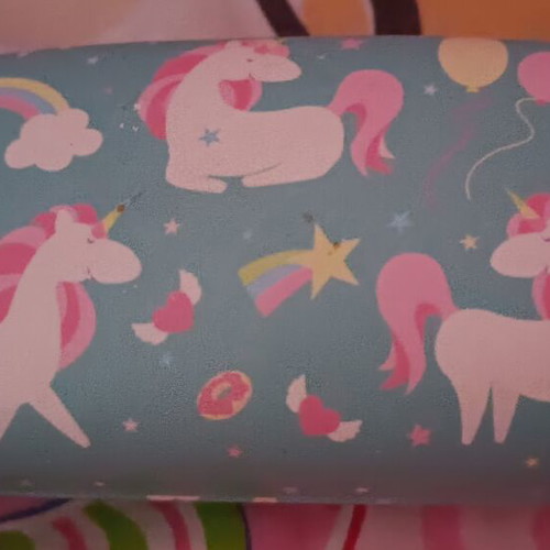 Glasses case like new, turquoise