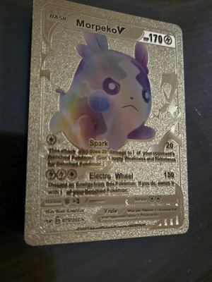 Morpeko Pokémon card like new