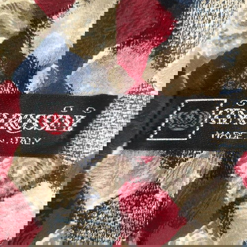 Мъжка копринена вратовръзка Gino Rossini като нова многоцветна