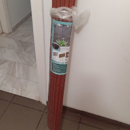 Plastic Fence new, brown, 1x3 m