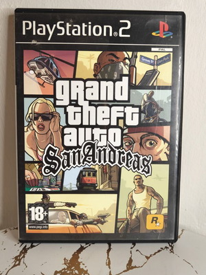 Grand Theft Auto San Andreas PS2 употребявана игра екшън приключение