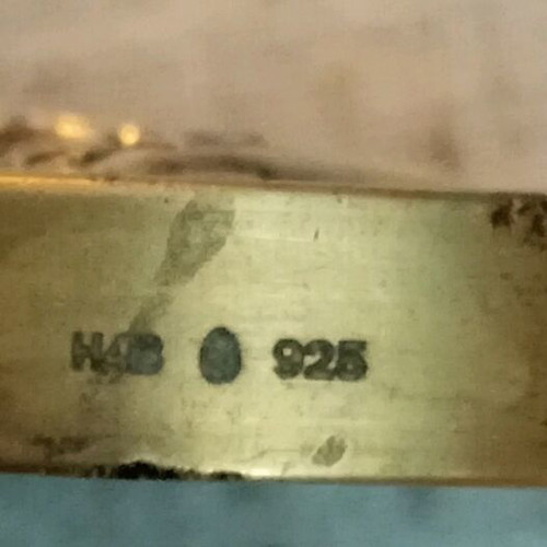 Lalaunis press papieur silver 925 on bronze used