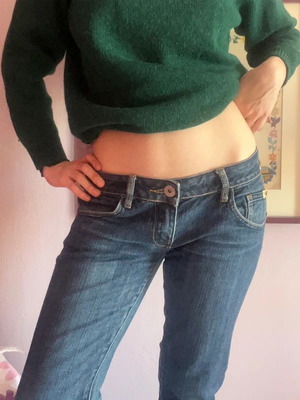 Y2K Vintage Low Waist Jeans Used, Skinny Fit, Tally Weijl
