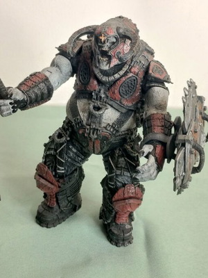 Boomer Mauler figure from Gears of War NECA 2009 used, 18cm