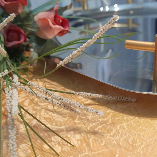 Vianox serving tray with 24K gold handles like new