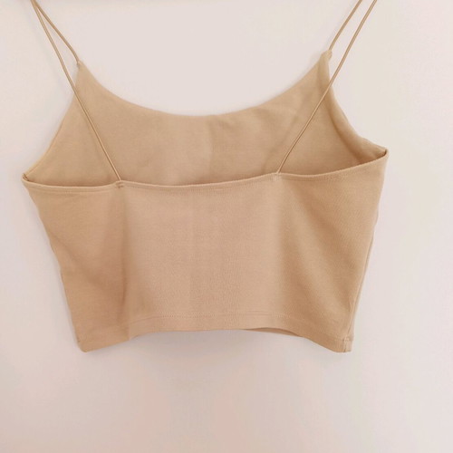 Zara crop top beige like new, size S-M