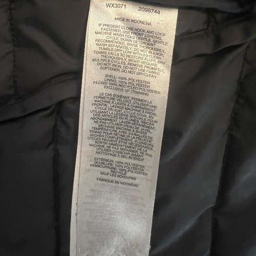 Columbia Silver Falls puffer vest, black, XL