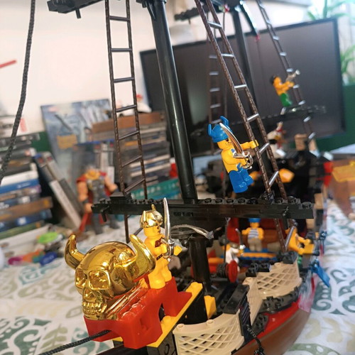 Sluban Pirate Black Pearl ship used, 632 pieces, 2021 model
