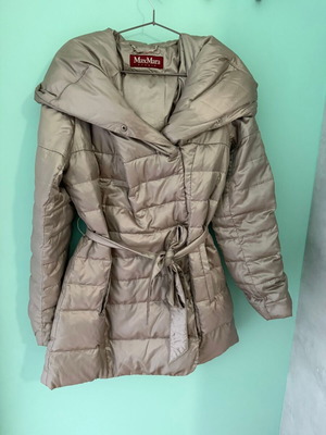 Max Mara Studio jacket used with belt, beige