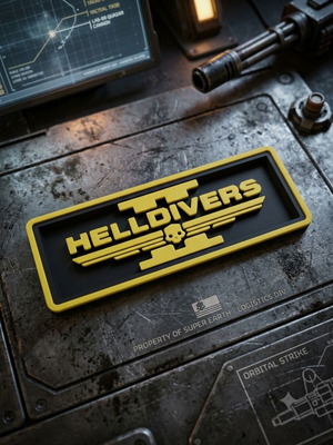 Helldivers 2 collectible decorative badge 3D printed, like new