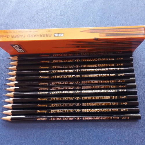 Eberhard Faber Extra-Extra 1311 4=H pencils new in box from 1980s