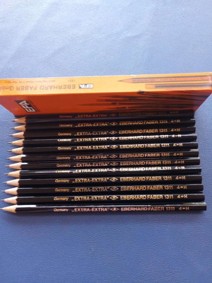 Eberhard Faber Extra-Extra 1311 4=H pencils new in box from 1980s