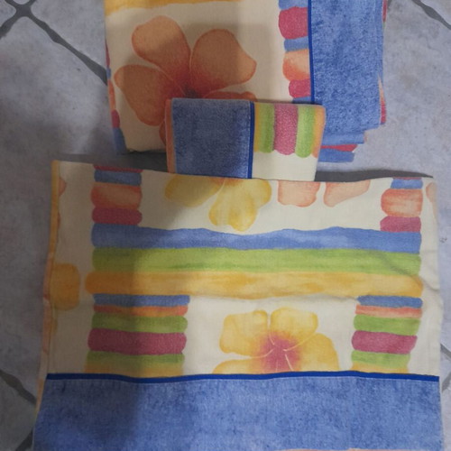 Flannel bed sheets set double with pillowcases like new, 160x200 cm