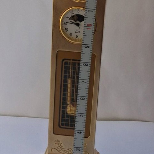 LM Louis Margux Paris quartz clock like new with day night indicator