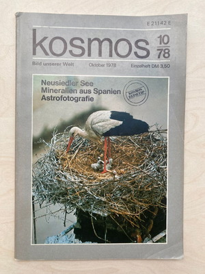 Kosmos 10 1978 vintage German nature magazine like new