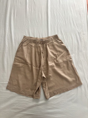 Calzedonia beige linen bermuda shorts new, size S