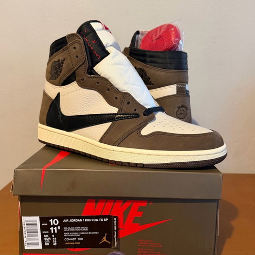 Nike Air Jordan 1 High OG Travis Scott Dark Mocha αφόρετα νούμερο 44