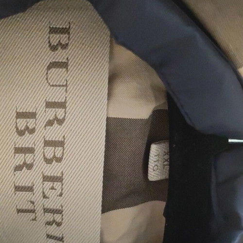 Burberry Brit men's down puffer jacket XXL, navy blue