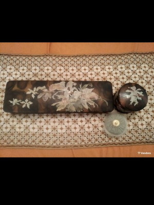 Antique French 1920 Art Deco boudoir set used