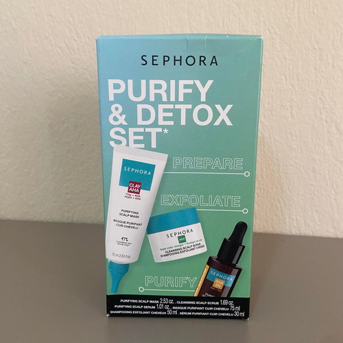 Sephora Collection Purify & Detox Set New Complete Hair Care